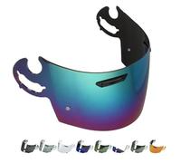Generico EvoParts - Visera compatible con Arai Type-L, RX7 C Orsair, Viper Gt, Astral, Quantum F, RX7RR4, Condor, Chaser (arcoíris)