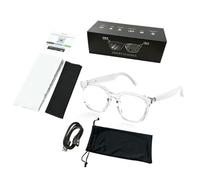 Genérico Evoza Translating Glasses, Hy C8 Ai Translation Smart Glasses, Smart 144 Language Real-Time Translator W/Open-Ear Audio, Wihe Mic & Speakers (D)