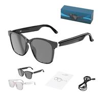 Genérico Evoza Translating Glasses, Hy-C8 Ai Wireless Bluetooth Translation Glasses, Wihe Mic & Speakers,Works Offline After Setup (Black)