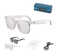 Genérico Evoza Translating Glasses, Hy-C8 Ai Wireless Bluetooth Translation Glasses, Wihe Mic & Speakers,Works Offline After Setup (White)