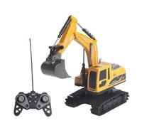 Generico Excavadora de - Excavadora de con luz - Modelo RC excavadora para niños | para jugar en la de , en la playa y al aire libre para niños, niños y niñas