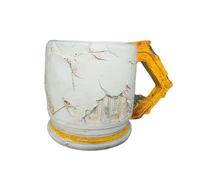 Genérico Excavator Coffee Cup, 3D Construction Mug, Hot Beverage Container with Fun Feature, Novelty Drinkware Accessory for Architects and Collectors, Detailed Excavator Cup with Playful Design