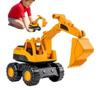 Genérico Excavator Toy - ABS Inertia 18x10cm | Freewheeling Construction