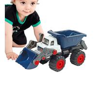 Genérico Excavator Toy Model - Bulldozer Construction Vehicle for Kids, Parent Child Interaction with Collectible Engineering Figure, Playground Living Room Fun, Yellow, 6 Inch