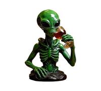 Genérico Excellent Figurine, Resin Desk Statue, Drinking Decor, Tabletop Collectible Craft, Dashboard Car Interior Accent, Indoor Outdoor Garden Ornament, Halloween Party Decoration 11x8.1x7.8cm