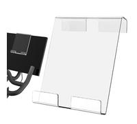 Genérico Exercise Bike Reading Stand, Clear Acrylic Exercise Bike Phone Mount, Multi-Functional Gym Workouts Tablet Bracket for Friends, Daughter, Family, Men, Teens, Son, 18x16cm