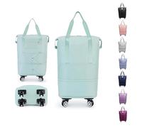 Genérico Expandable Bag with Wheels, Collapsible Luggage with Wheels, Foldable Suitcase Without Handle 40L Maximum Capacity (#5)