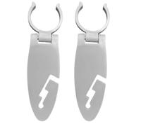 Genérico Expandable Paddle Board Clamp - 4.33x1.3 Inch ABS Fin Clip, 2 Pack Quick Fasten Holders, Secure Locking Accessory | Water Sport Equipment for Youth Mom Dad Boys Girls Cyclists Golfers