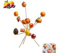 Genérico Exploding Fruit Bowl - Fireworks on the Dinner Table, Creative Stainless Steel Fruit Bowl, 360° Floating Style Display Fruits, for Kitchen Dining Table Centerpiece Decor