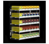 Genérico Expositor automático para Cigarrillos, Soporte acrílico de 5 Capas para Tiendas y supermercados, solución de Almacenamiento eficiente para vendedores de Cigarrillos, 7 columnas