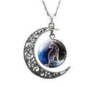 Genérico Expositor Collares Collares Joyas para Mujeres Regalos Luna Girls Collar 12 para Mamá Sus Collares y Colgantes presentes Cadenas Cornalina Joyería, Liuli, No Gemstone