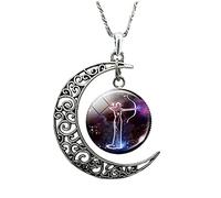 Genérico Expositor Collares Collares Joyas para Mujeres Regalos Luna Girls Collar 12 para Mamá Sus Collares y Colgantes presentes Cadenas Cornalina Joyería, Liuli, No Gemstone