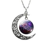 Genérico Expositor Collares Collares Joyas para Mujeres Regalos Luna Girls Collar 12 para Mamá Sus Collares y Colgantes presentes Cadenas Cornalina Joyería, Liuli, No Gemstone