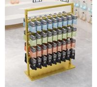 Genérico Expositor Comercial para Tiendas, Organizador de Calcetines con Gancho, para Aperitivos, Joyas, llaveros, Sombreros, Calcetines y Juguetes, Estante para Tiendas de Ropa, 4 Niveles