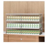 Genérico Expositor de Cigarrillos de Varios Niveles para Venta minorista, Expositor de Aperitivos, Adecuado para Tiendas minoristas, Vitrina para Cigarrillos, Vitrina acrílica de Pared con Cerradura,
