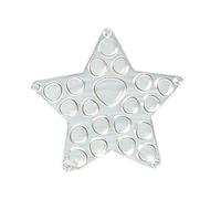 Genérico Expositor De Conchas | Organizador Transparente Decorativo y Elegante,Organizador de Estrellas de Mar y Conchas - Para Dientes De Tiburón, Anillos, Pendientes, Aretes, Mujeres,