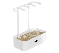 Generico Expositor de joyas para collares | Elegante bandeja joyero de escritorio | Cajón organizador multifuncional para pulseras de escritorio, tocador, dormitorio
