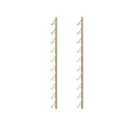 Genérico Expositor de pared para muestras de azulejos, soporte de 10 niveles de metal para almacenamiento de baldosas de suelo de madera y monopatín