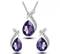 Genérico Expositor Regalos Joyería Pendientes Collar Colgante Agua Moda Drop Suit Collares y Colgantes para Mujeres Collares Joyería, metal, No Gemstone