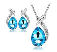 Genérico Expositor Regalos Joyería Pendientes Collar Colgante Agua Moda Drop Suit Collares y Colgantes para Mujeres Collares Joyería, metal, No Gemstone