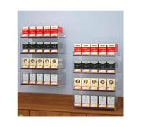 Genérico Expositor Transparente para Cigarrillos, Vitrina de mostrador para Tiendas minoristas, Vitrina acrílica Merchandising, solución de Almacenamiento para Accesorios de Fumadores