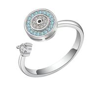 Genérico Exquisite Fidget Jewelry, Women Fidget Jewelry - Fidgets Toy Sensory Rings for Men Women, Stylish Rolling Ring for Families, Friends, Lovers