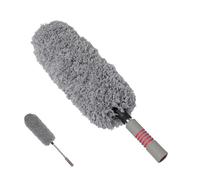 Genérico Extendable Car Brush - Interior Duster for Detailing | Stainless Steel Rod with Foam Cotton Handle, Scratch Free Cleaning, Ideal for Dashboard Windshield Truck SUV Home Use