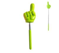 Genérico Extendable Pointer Finger - 28.35 Inch Extra Large Slow Rebound Reading Stick | Extendable Point Reading Finger Teaching Aid | Pointer Baton for Teacher Presenter. PU Metal, Random Color.