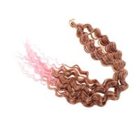 Genérico Extensiones de Sintético Ondulado Curly Deep Wave para Mujeres Accesorios de Cosplay Material de Temperatura Variedad