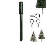 Genérico Extensor De Altura para Árboles De Navidad Artificiales, Elevador Metálico Árboles Artificiales con 3 Tornillos Fijación, Soporte Extensor Árbol Apto para 0,5-1,25 Pulgadas Elevador Poste