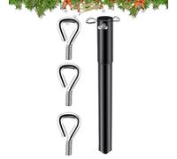 Genérico Extensor De Base para Árbol De Navidad - Elevador De Decoración Estacional De Hierro | Base para Árbol De Navidad para Mayor Altura - para Interior Exterior Balcones Terrazas Jardines