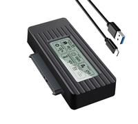 Genérico External Hard Drive Adapter - USB Harrd Drive Reader Adapter for 2.5/3.5, External Hard Drivee Recovery Converter Cable for Data Transfer Backup Computer Laptop Home Office