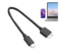 Genérico External Hard Drive Cord - 5Gbps USB 3.1 Type-C To B Cable, High Speed Data Transfer Charging Cord | 5TB Expansion Hard Drive Cable For Various Type C Devices External