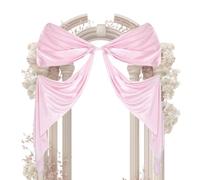 Genérico Extra Large Wedding Bow Decor | 118 X 29 Inch Party Decorations, Giant Satin Bows For Christmas Birthday Bridal Shower Room Wall Arch Door Use, Handy Piece For Daily Celebration and Simple
