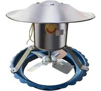 Genérico Extractor de Humos de 120 W para Chimenea, Extractor de Humos para Barbacoa, Ventilador de Chimenea (tamaño: 24 cm) - 1