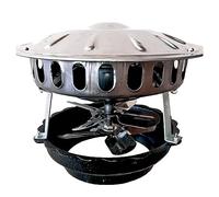 Genérico Extractor de Humos para Chimenea doméstica, Extractor de Humos para Chimenea, Inductor de Tiro, 100 W, 17 cm