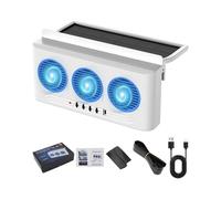 Genérico Extractor De - Ventilador De Refrigeración Del Radiador Con 3 Salidas De | Ventiladores Solares Para Ventanillas De Automóviles, Ventiladores Circuladores De | Reduce La Acumulación De