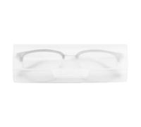 Genérico Eye Glasses Cases for Women, Frosted Reading Glasses Storage Holder with Cleaning Cloth, PP Portable Lightweight Eyewear Case, Sunglasses Organizer Pouch, 14.8x5.5x3cm