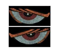 Genérico Eye LED Light - PVC Flexible, Car Windshield Light, 10 Flashing Modes USB Powered | Easy Install Dynamic LED Headlight, Vehicle Eye Lights For Cars, Trucks, Front, Back Windshield