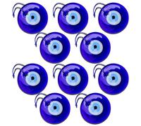 Genérico Eye Protection Pendant, Glass Necklace Charm, Blue Rope with Symbol Design, Spiritual Jewelry with Details, 1.57inches Fashion Accessories, Best Evil Eye Pendant for Travel Use