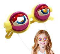 Genérico Eyeball Glasses - Funny Stage Performance Props, Photo Booth Eyeglasses for Kids Teens Adults Content Creators Costume Parties Music Festivals Holiday Celebrations Family Gatherings