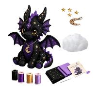 Genérico Fabric Art Kit - Dragon Sewing Craft, Handmade DIY Project