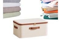 Genérico Fabric Storage Bins - Foldable Large Capacity Breathable Cloth Box | Clothes Organizers And Storage For Sweater Towel Dress Home Living Room Bedroom Store Dorm Travel