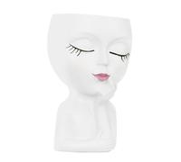 Generico Face Planter Resin Human Head Drainage Hole Cacti Pot