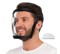 Genérico Facial Anti-Fog Hood | Clear Full Face Protective Hood, High Definition With Respiratory Filter | Safety Gear For Food Industry Construction Home Kitchen Electric Welding Work