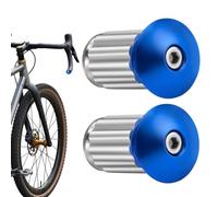 Genérico Fahrrad -Lenker -Endstopfen, Lenkerendkappen, 1 Paar Radsportaluminiumlegier -Legierungs -Stecker, Expansionsstruktur Frauen Männer Reitliebhaber Grip Cover Für Abenteuer