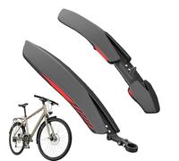 Genérico Fahrrad Schutzblech Set - Front Und Heck Spritzschutz Abdeckung, Schlammblech Schutz Gegen Wasser, Schmutz, | Schutzbleche Für Mountainbike Rennrad 24 26 27.5 Zoll, Leicht & Langlebig