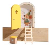 Genérico Fairy Door For Classroom - Home Decor Holiday Party Supplies | Decorative Doll Fairy Garden Door, Durable Miniature Ornament Accessory | Lightweight Fantasy Display Piece