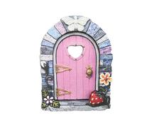 Genérico Fairy Door for Wall | Wooden Garden Fairy Door, Versatile Fairry Gardens Art Doors, Long-Lasting Garden Sculptures & Statues Ornaments for Fairyy Home, Tree, Indoors or Outdoors