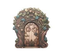 Generico Fairy Door for Wall | Wooden Garden Fairy Door, Versatile Fairry Gardens Art Doors, Long-Lasting Garden Sculptures & Statues Ornaments for Fairyy Home, Tree, Indoors or Outdoors